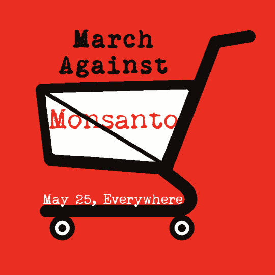 Global March Against Monsanto - to advocate "GMO FREE" food. Source: http://www.march-against-monsanto.com/